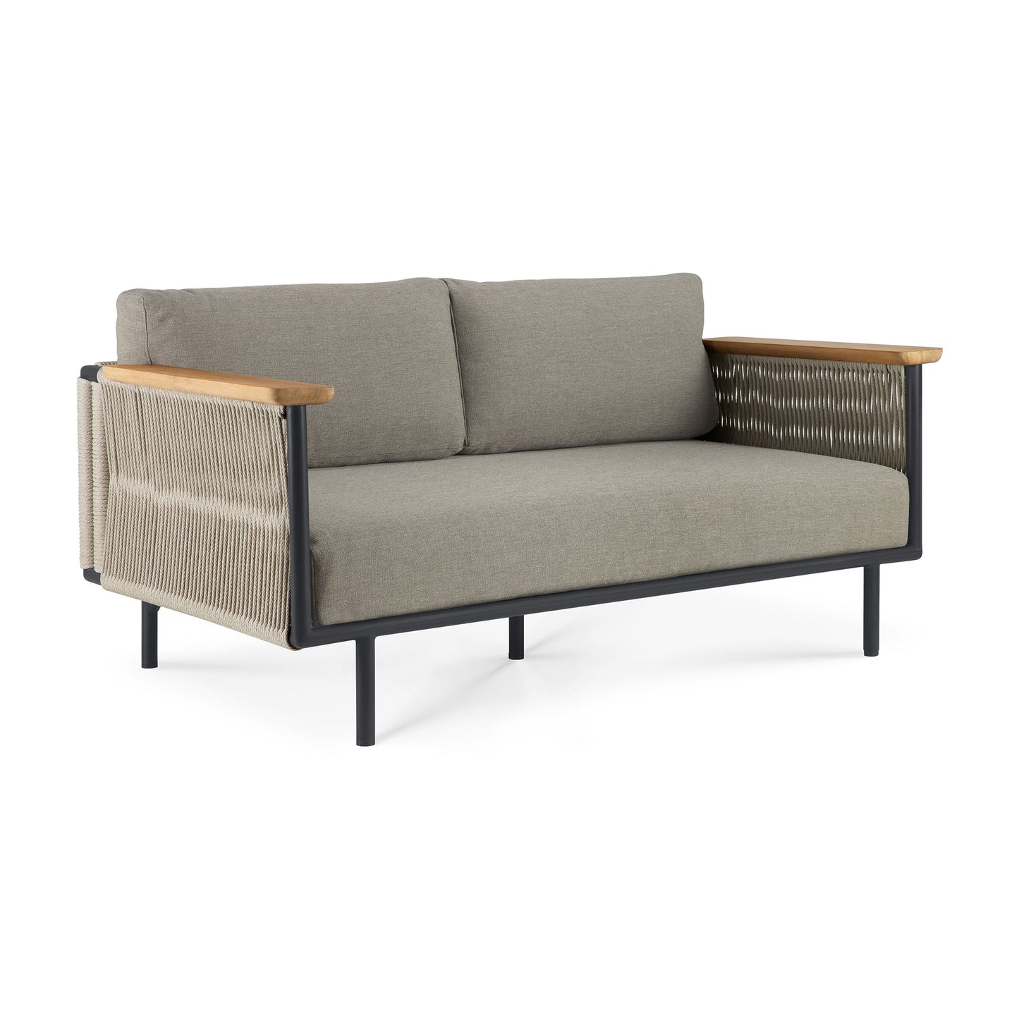 Corbey Outdoor Sofa, Silt - Goode Studio