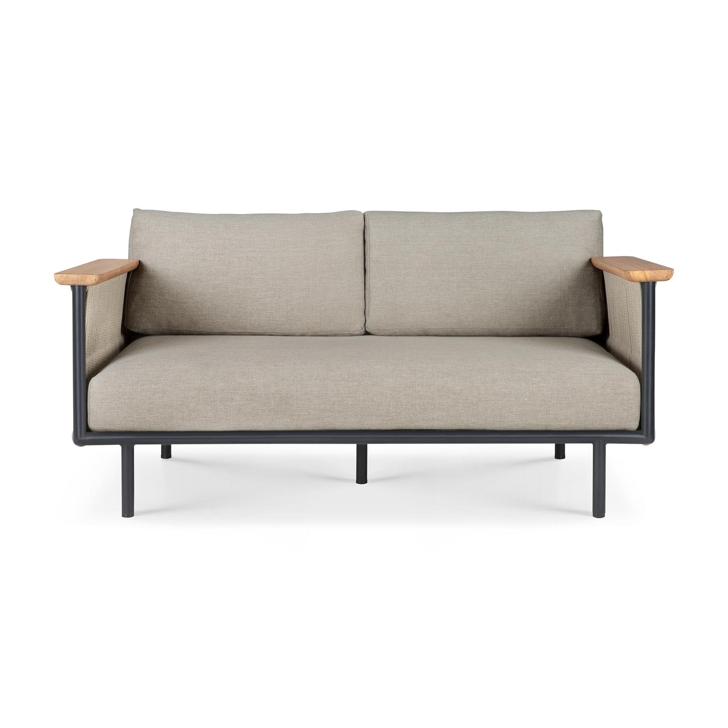 Corbey-outdoor-lounge-chair-aluminium-black-Oyster-fabric-side-cut-Goode-Studio