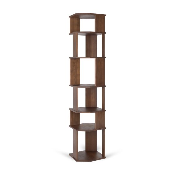 10131_Stairs_column_varnished_teak_brown_front_cut_WEB