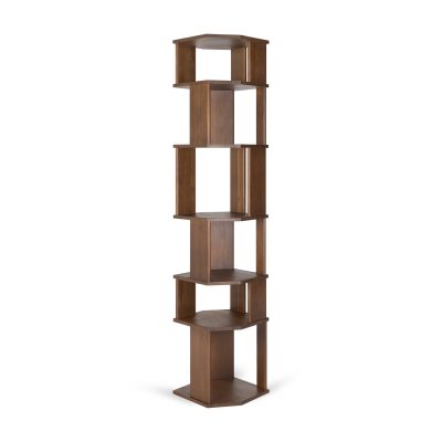 10131_Stairs_column_varnished_teak_brown_side_cut_WEB