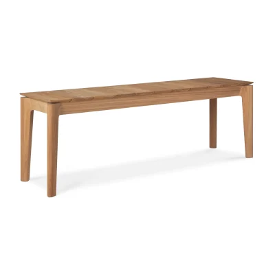 10205_Bok outdoor bench frame - teak 137_35_46 - front2_cut_WEB