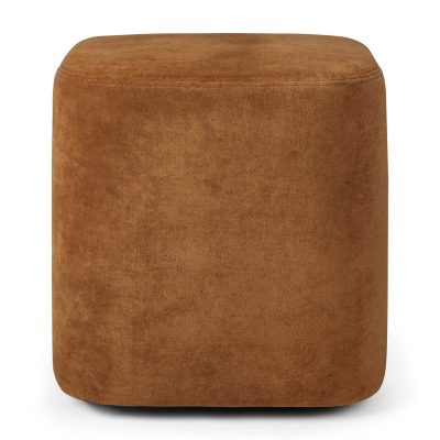 20086_Cube_pouf_Cinnamon_fabric_front_cut_WEB