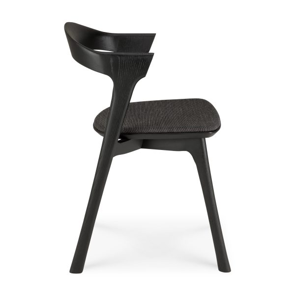 51485 Bok dining chair - varnished oak - black - Soft Black fabric_profile_cut_web