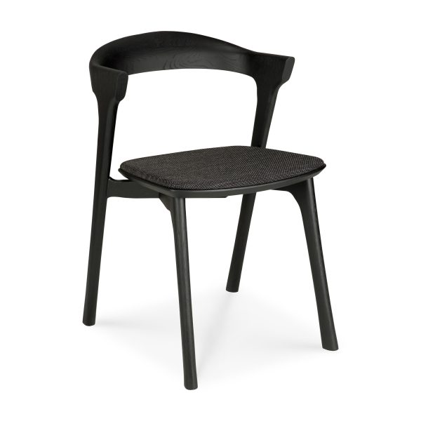 51485 Bok dining chair - varnished oak - black - Soft Black fabric_side_cut_web