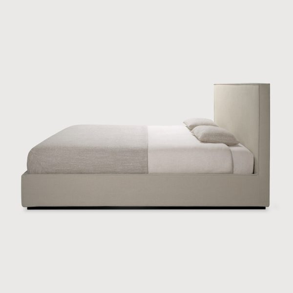 product_wf_21601_Revive bed - Sand Linen fabric - mattress 180x200 - without slats removable cover - side_WEB